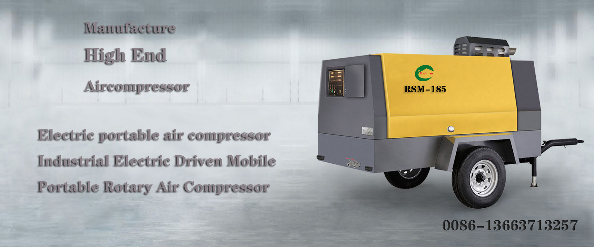 Mobile air compressor